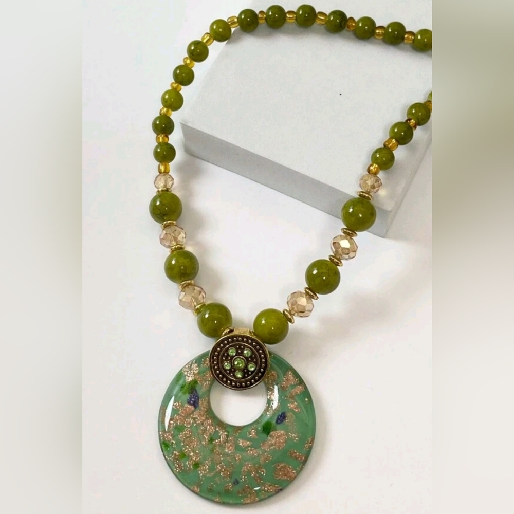New!! 1pc (Long) Bohemian beaded necklace ✨️